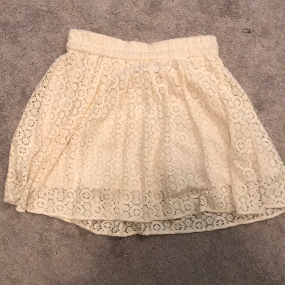 Ivory Lace Skirt